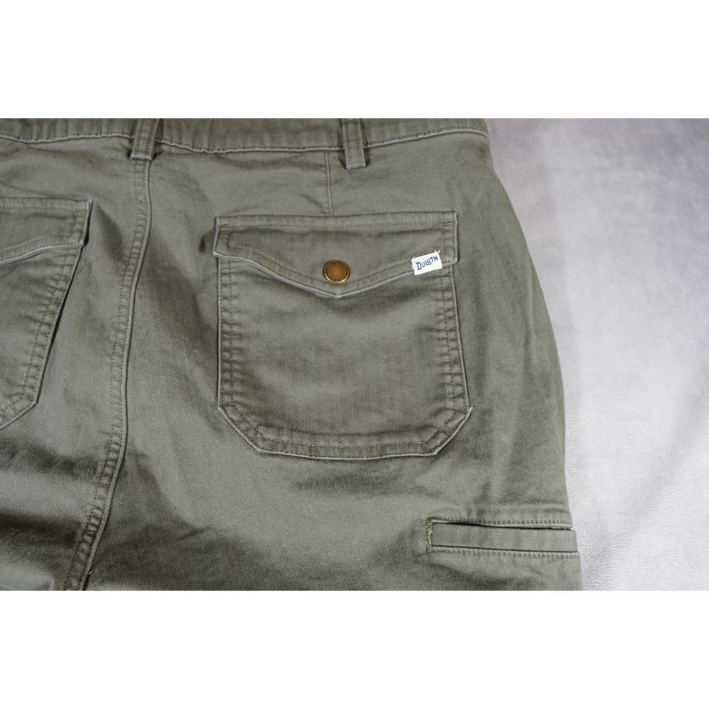 Duluth Trading Cargo Pants Womens Size 18x31 Olive Green Stretch - Picture 4 of 10